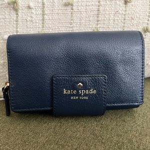 Kate Spade Cobble Hill Tara Wallet -Navy Blue